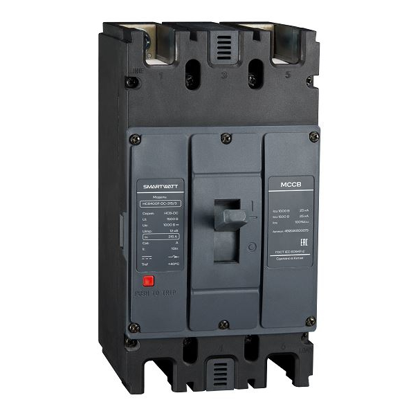 Автоматический выключатель в литом корпусе SMARTWATT PDE HCB400F-DC-250/3, 250 А, 3P, 30 кА купить по цене 39144 руб..  Самые дешёвые цены на HCB-DC