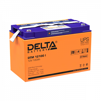 Аккумулятор Delta DTM 12100 I купить по цене 23307 руб..  Самые дешёвые цены на Аккумуляторы